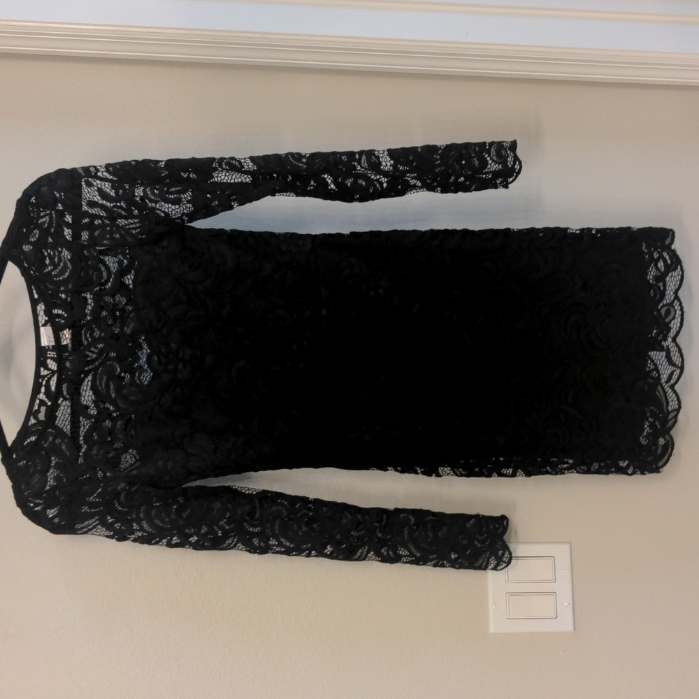 H&M Divided black lace dress